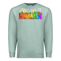 Seafoam human Premium Sweatshirt - HRA Design Shop