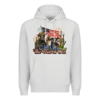 Dove Grey chill the fourth out cows 4th july america Premium Hoodie - NancyCooperArtShop