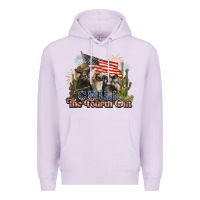 Lilac chill the fourth out cows 4th july america Premium Hoodie - NancyCooperArtShop