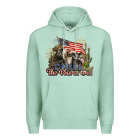 Seafoam chill the fourth out cows 4th july america Premium Hoodie - NancyCooperArtShop