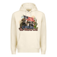 Tofu chill the fourth out cows 4th july america Premium Hoodie - NancyCooperArtShop