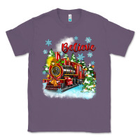 Lavender christmas polar express believe Classic Tee - Zillion Design Studio