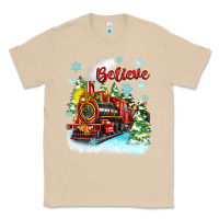 Mushroom christmas polar express believe Classic Tee - Zillion Design Studio