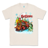 Natural christmas polar express believe Classic Tee - Zillion Design Studio