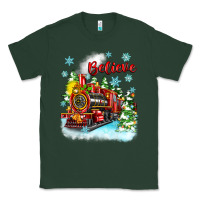 Sports Green christmas polar express believe Classic Tee - Zillion Design Studio