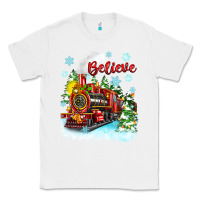 White christmas polar express believe Classic Tee - Zillion Design Studio