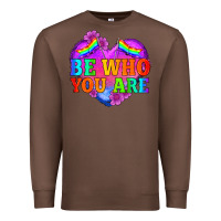 Chestnut be who you are Premium Sweatshirt - HRA Design Shop