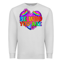 Dove Grey be who you are Premium Sweatshirt - HRA Design Shop