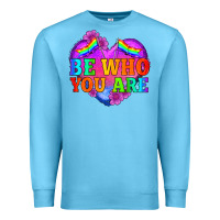 Ocean Blue be who you are Premium Sweatshirt - HRA Design Shop
