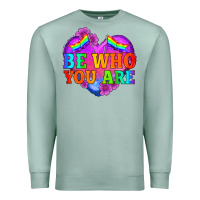 Seafoam be who you are Premium Sweatshirt - HRA Design Shop