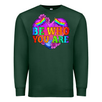 Sports Green be who you are Premium Sweatshirt - HRA Design Shop