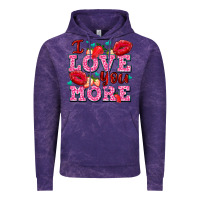 Cloud Purple i love you more with lips and strawberry Vintage Hoodie - AdoDesignShop