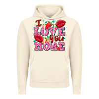 Vintage Artic i love you more with lips and strawberry Vintage Hoodie - AdoDesignShop