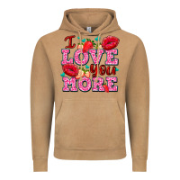 Vintage Camel i love you more with lips and strawberry Vintage Hoodie - AdoDesignShop