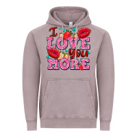 Vintage Zinc i love you more with lips and strawberry Vintage Hoodie - AdoDesignShop