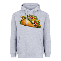 Heather Grey taco Heavyweight Hoodie - CTS Tumbler Store