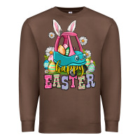 Chestnut Happy Easter toddler car Premium Sweatshirt - OliviaCreatesArt