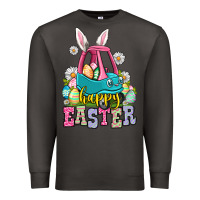 Smoke Happy Easter toddler car Premium Sweatshirt - OliviaCreatesArt