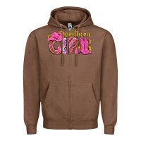 Chestnut southern girl western Zipper Hoodie - texasbilliewilder