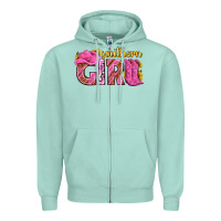 Seafoam southern girl western Zipper Hoodie - texasbilliewilder
