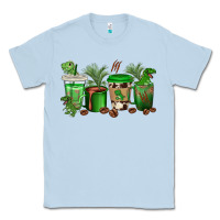 Dusty Blue t  rex coffee cups Classic Tee - texasbilliewilder