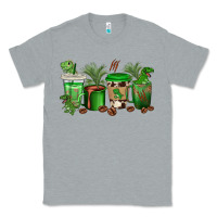 Heather Grey t  rex coffee cups Classic Tee - texasbilliewilder