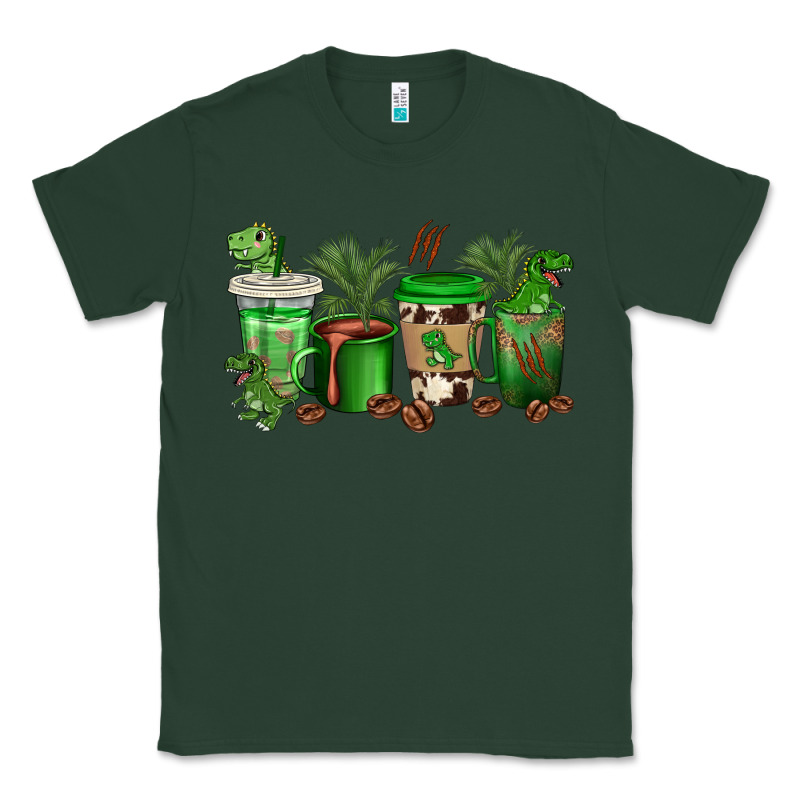 T  Rex Coffee Cups Classic Tee by texasbilliewilder | Teevron