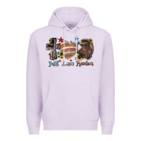 Lilac faith love freedom usa Premium Hoodie - NancyCooperArtShop