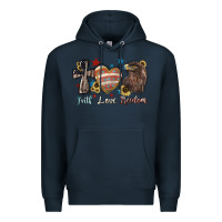 Navy faith love freedom usa Premium Hoodie - NancyCooperArtShop