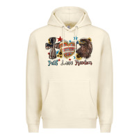 Sandshell faith love freedom usa Premium Hoodie - NancyCooperArtShop