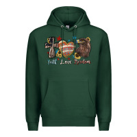 Sports Green faith love freedom usa Premium Hoodie - NancyCooperArtShop