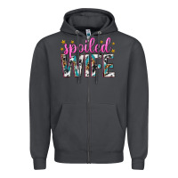 Smoke spoiled wife Zipper Hoodie - texasbilliewilder