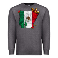 Charcoal Heather mexica oklahama Premium Sweatshirt - CowhideDigitalArt