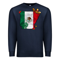 Navy mexica oklahama Premium Sweatshirt - CowhideDigitalArt