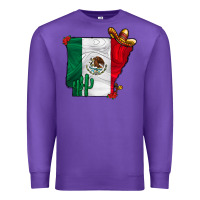 Purple mexica oklahama Premium Sweatshirt - CowhideDigitalArt
