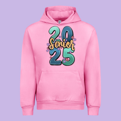 Senior 2025 Urban Hoodie Designed By Maliassmallbusiness