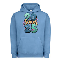 Pigment Pebble Blue senior 2025 Urban Hoodie - MaliasSmallBusiness