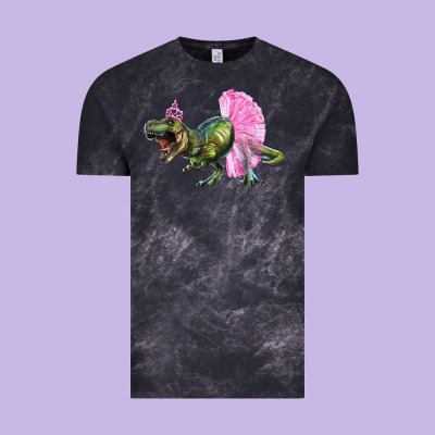 Balerina T Rex Dinosaur With Tutu Vintage Tee Designed By Artiststas