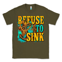 Army Green refuse to sink western Classic Tee - texasbilliewilder