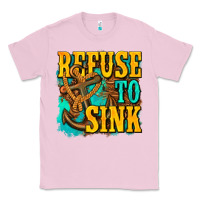 Bubblegum Pink refuse to sink western Classic Tee - texasbilliewilder