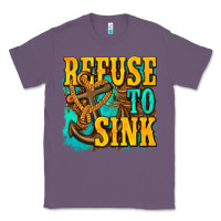 Lavender refuse to sink western Classic Tee - texasbilliewilder
