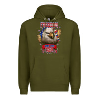 Army Green freedom born free tour 1776 Premium Hoodie - NancyCooperArtShop