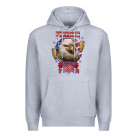 Heather Grey freedom born free tour 1776 Premium Hoodie - NancyCooperArtShop
