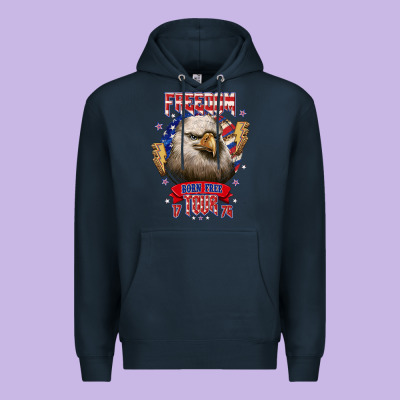 Freedom Born Free Tour 1776 Premium Hoodie Designed By Nancycooperartshop