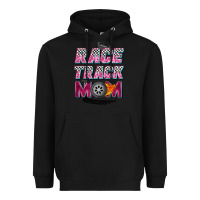 Black race track mom Heavyweight Hoodie - Zillion Design Studio