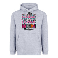 Heather Grey race track mom Heavyweight Hoodie - Zillion Design Studio