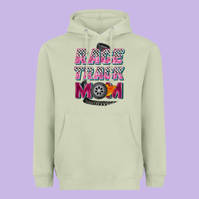Race Track Mom Heavyweight Hoodie Designed By Zillion Design Studio