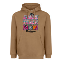 Toasted Coconut race track mom Heavyweight Hoodie - Zillion Design Studio