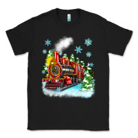 Black christmas polar express Classic Tee - Zillion Design Studio