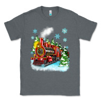 Charcoal Heather christmas polar express Classic Tee - Zillion Design Studio